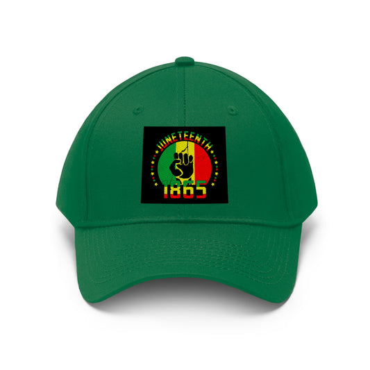 Juneteenth 1865 Unisex Twill Hat