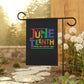 Juneteenth Garden & House Banner/Flag