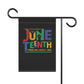 Juneteenth Garden & House Banner/Flag