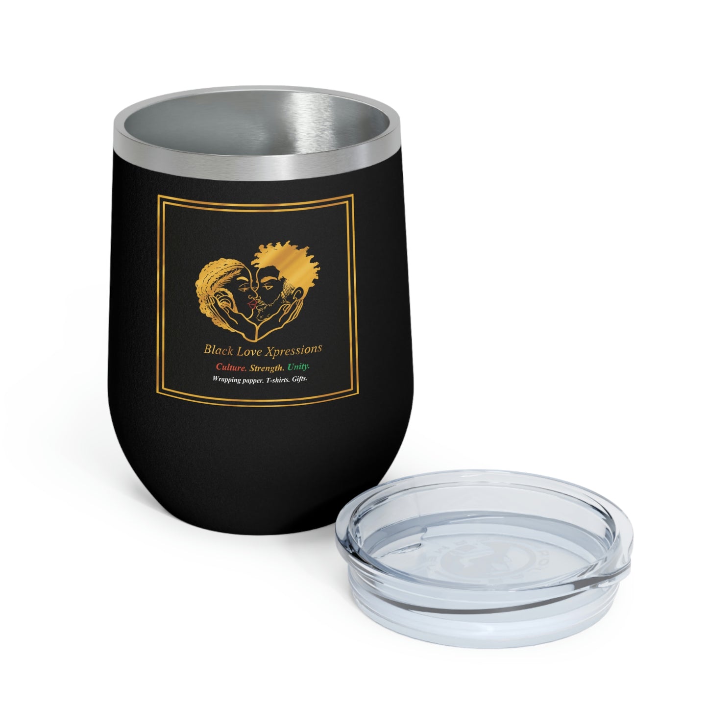 Black Love Xpressions 12oz Insulated Wine Tumbler