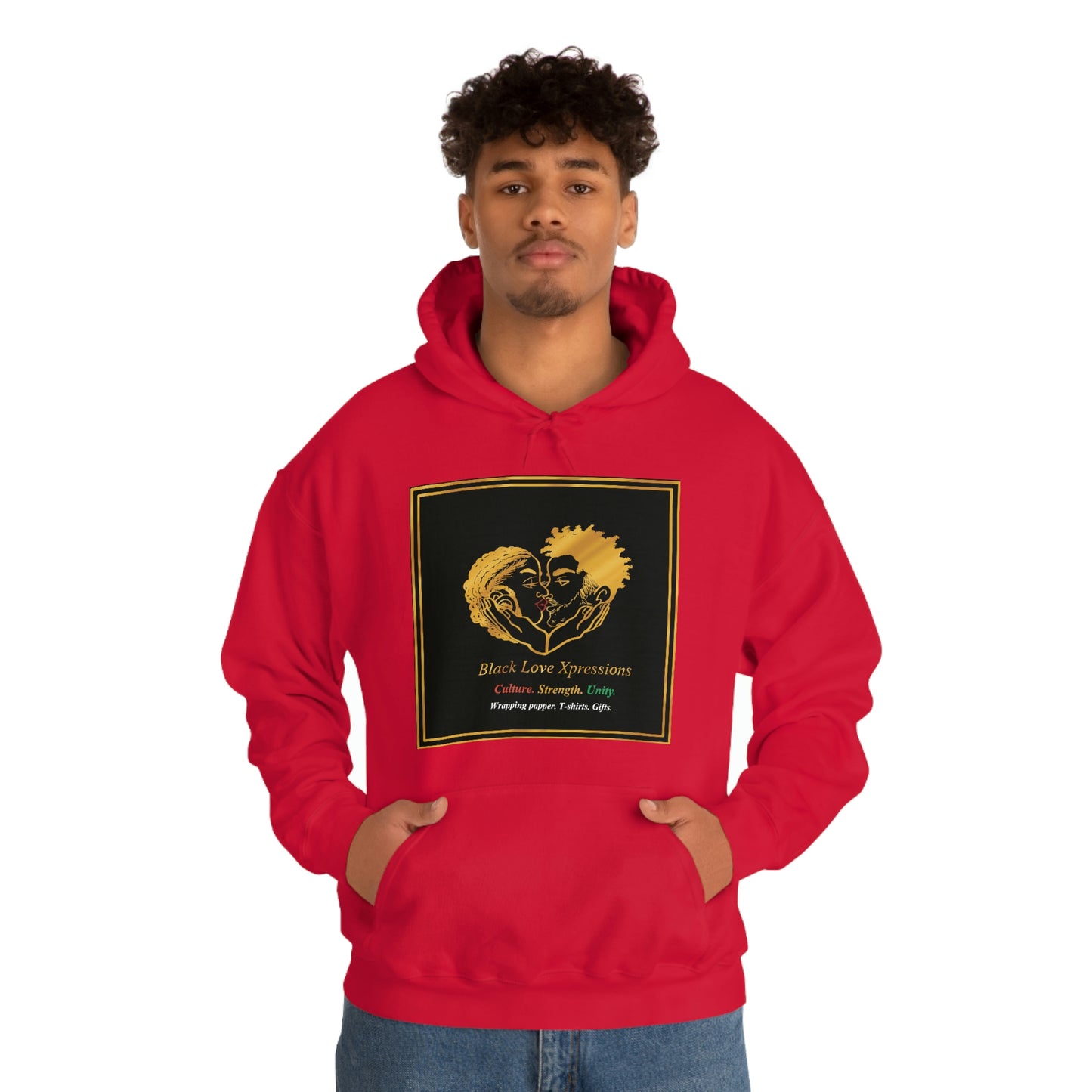 Black Love Xpressions Unisex Heavy Blend™ Hooded Sweatshirt