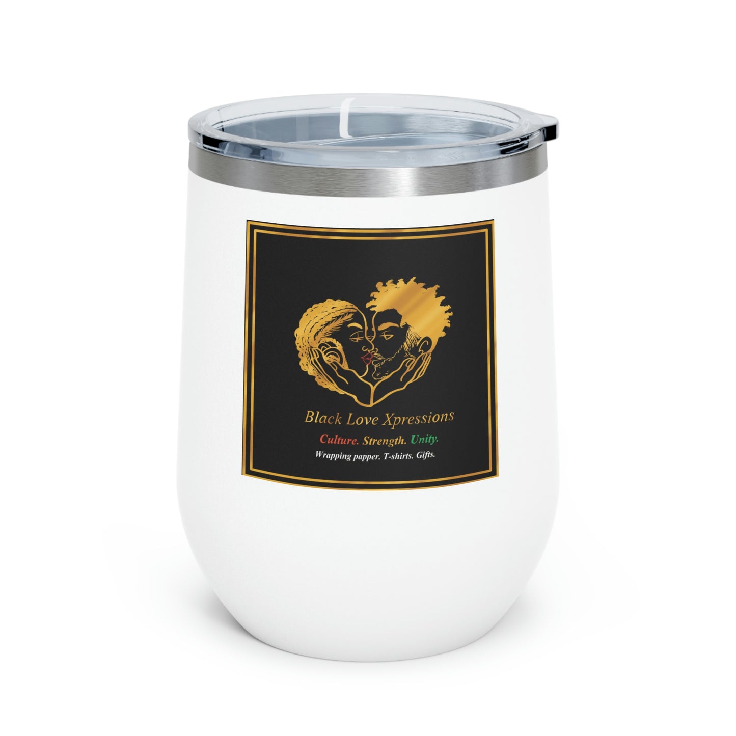 Black Love Xpressions 12oz Insulated Wine Tumbler