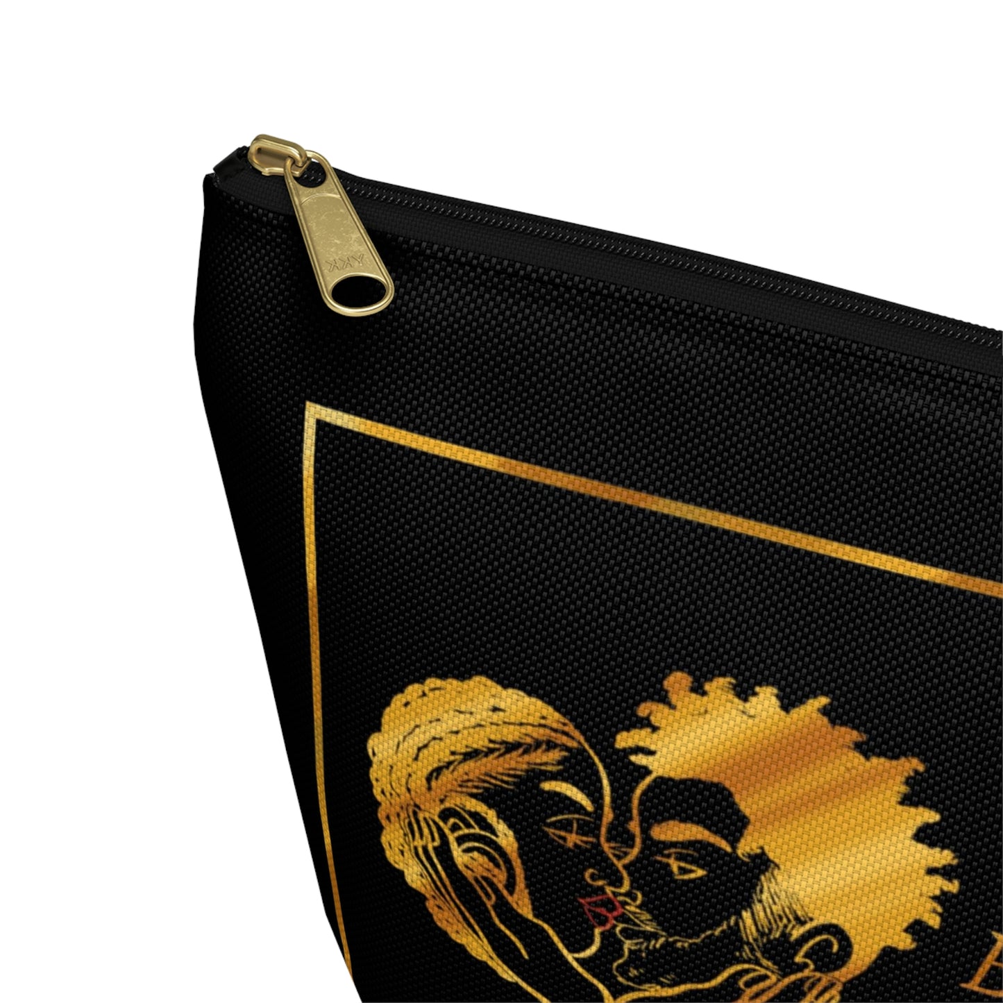 Black Love Xpressions Accessory Pouch w T-bottom w/ Black background