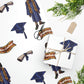 Wrapping Paper  - Black Male Graduation Clear