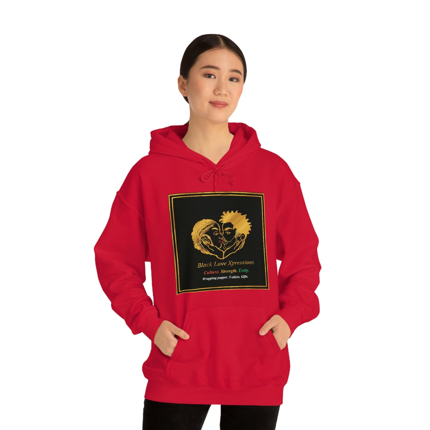 Black Love Xpressions Unisex Heavy Blend™ Hooded Sweatshirt