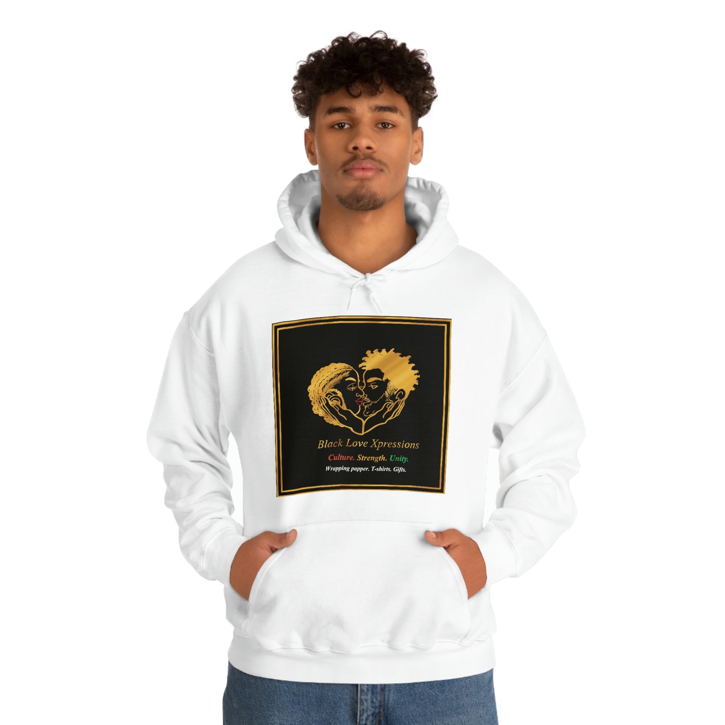 Black Love Xpressions Unisex Heavy Blend™ Hooded Sweatshirt