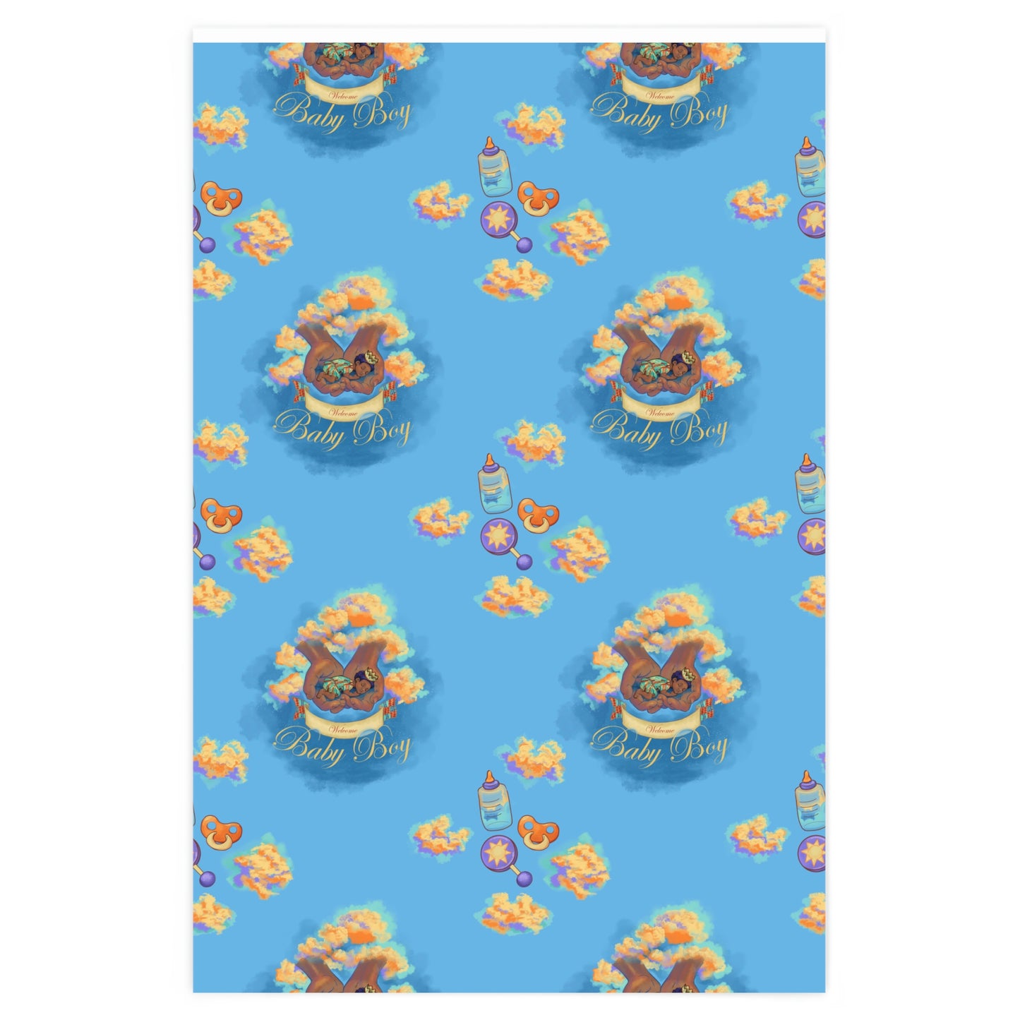 Baby Boy Wrapping Paper