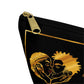 Black Love Xpressions Accessory Pouch w T-bottom w/ Black background