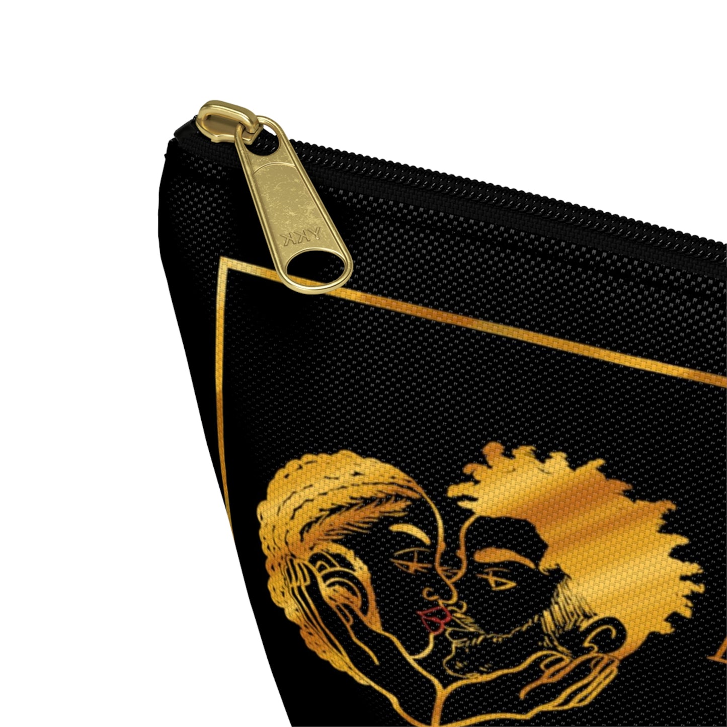 Black Love Xpressions Accessory Pouch w T-bottom w/ Black background