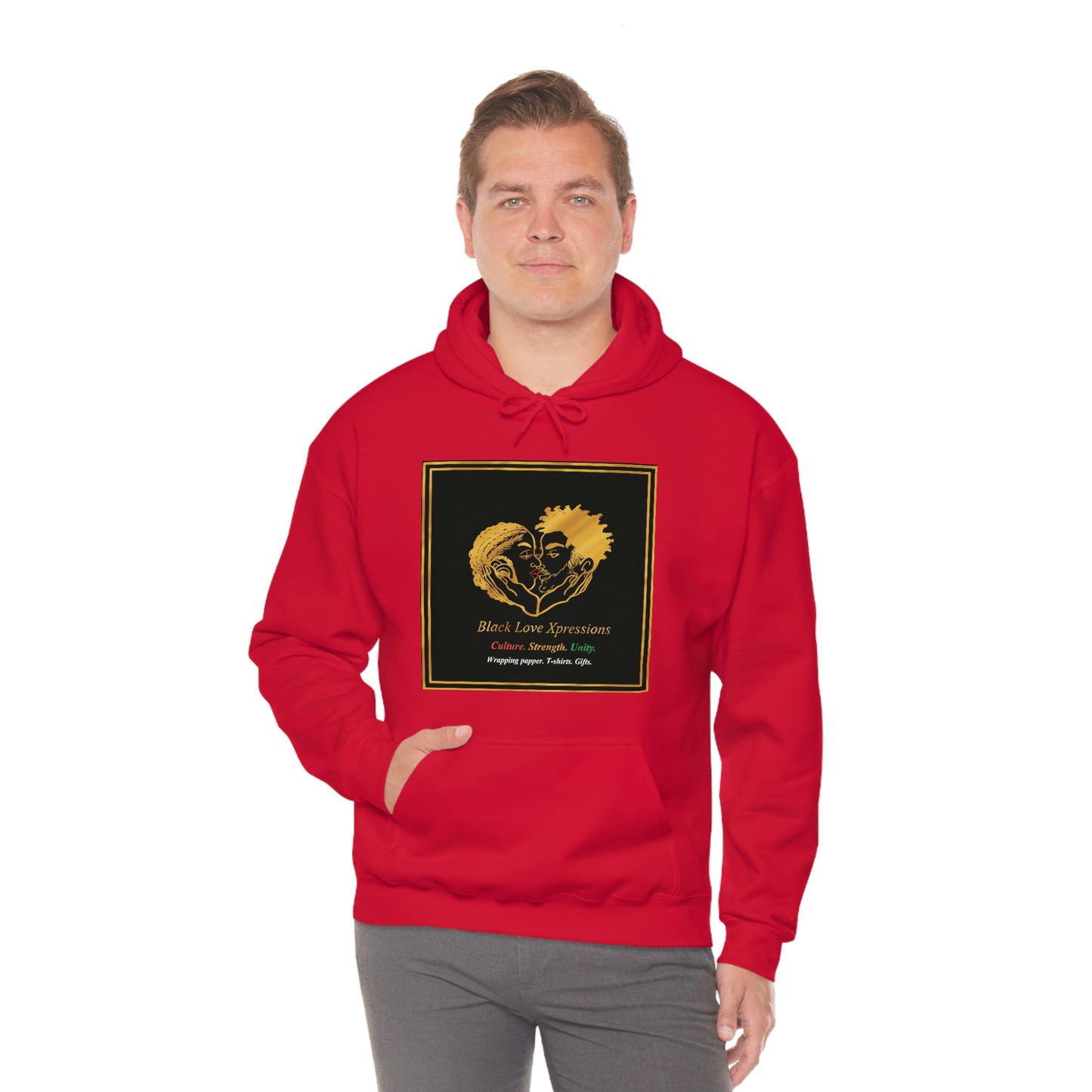 Black Love Xpressions Unisex Heavy Blend™ Hooded Sweatshirt