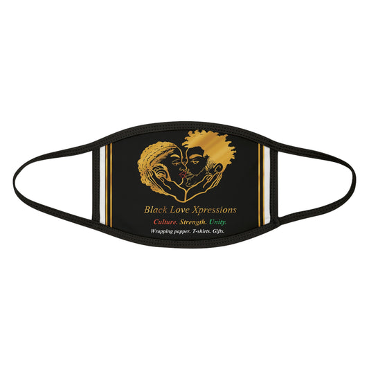 Black Love Xpressions Mixed-Fabric Face Mask