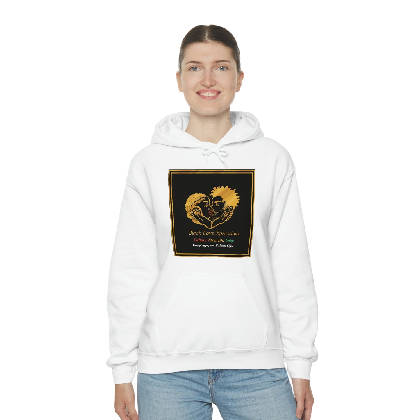 Black Love Xpressions Unisex Heavy Blend™ Hooded Sweatshirt