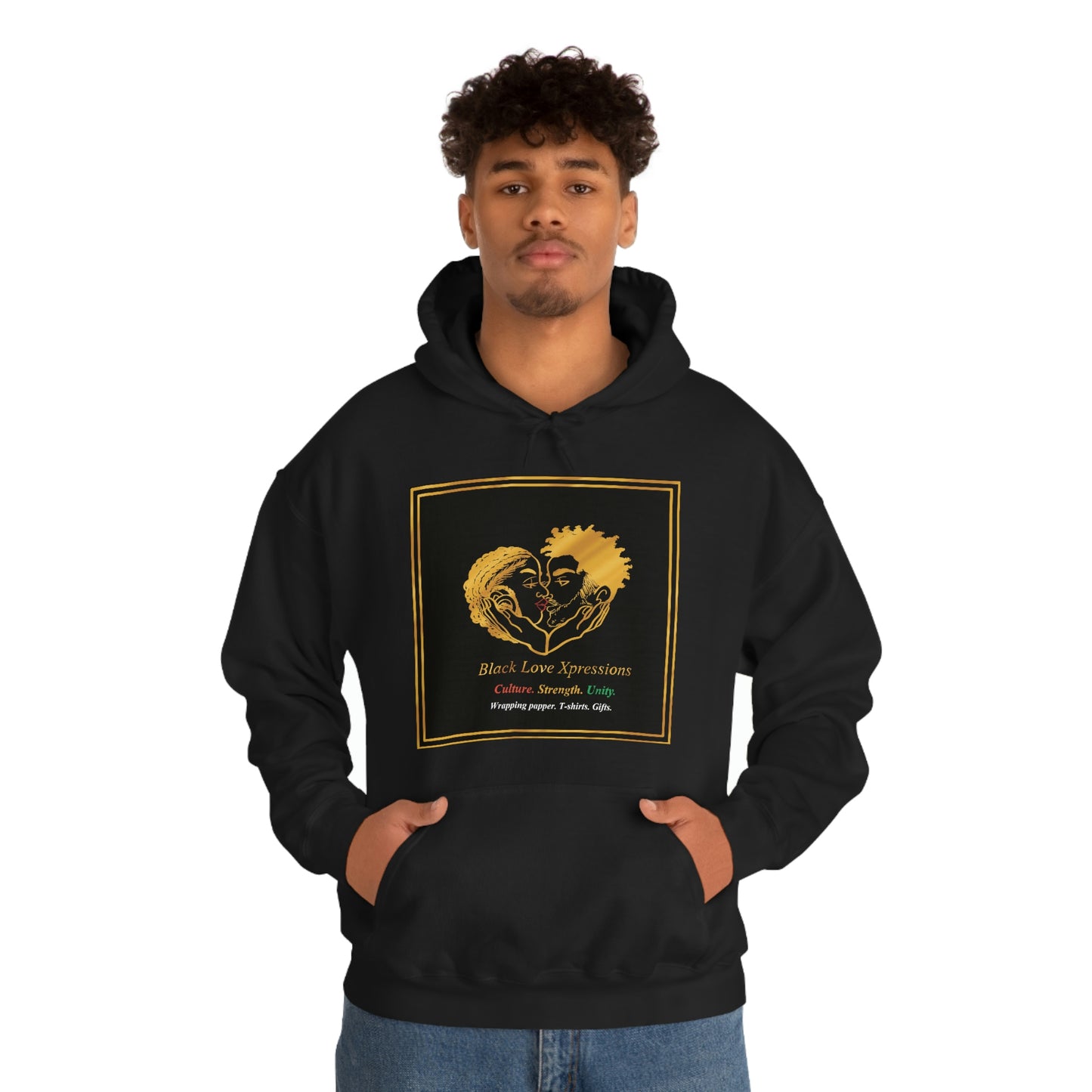 Black Love Xpressions Unisex Heavy Blend™ Hooded Sweatshirt