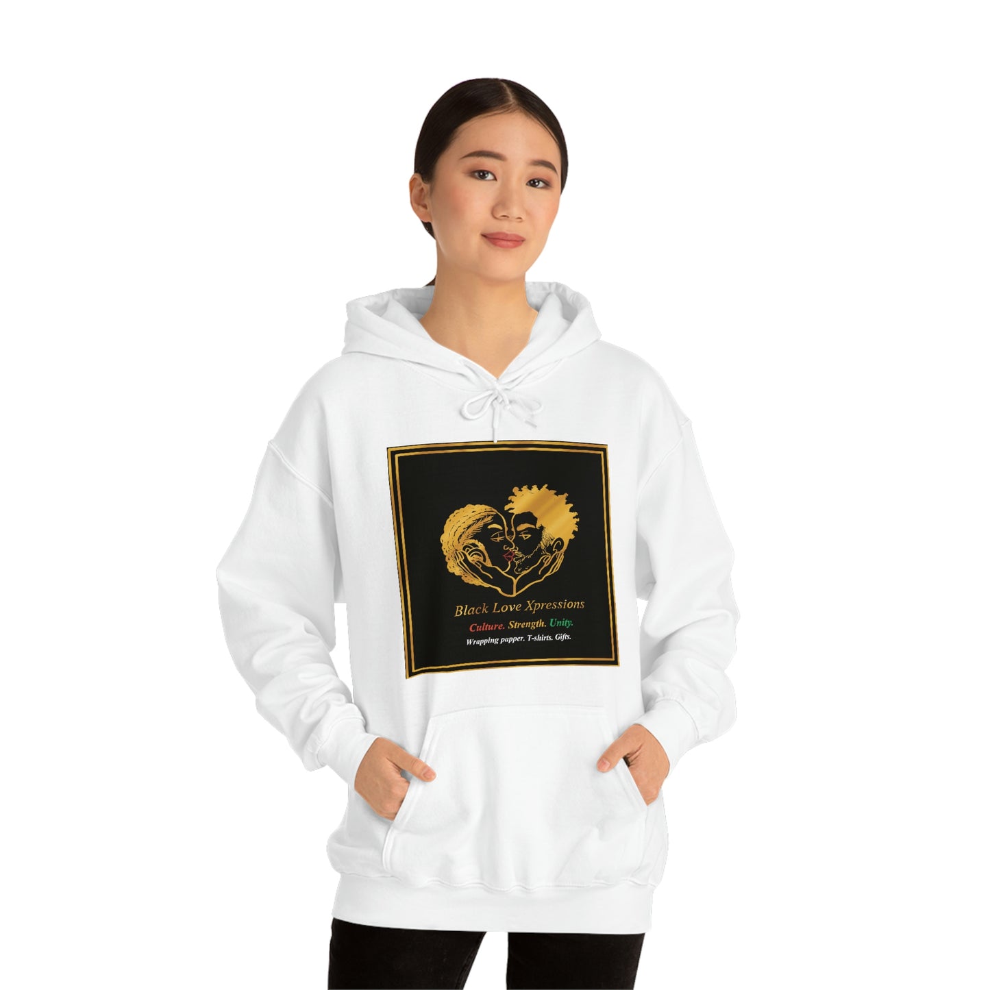 Black Love Xpressions Unisex Heavy Blend™ Hooded Sweatshirt