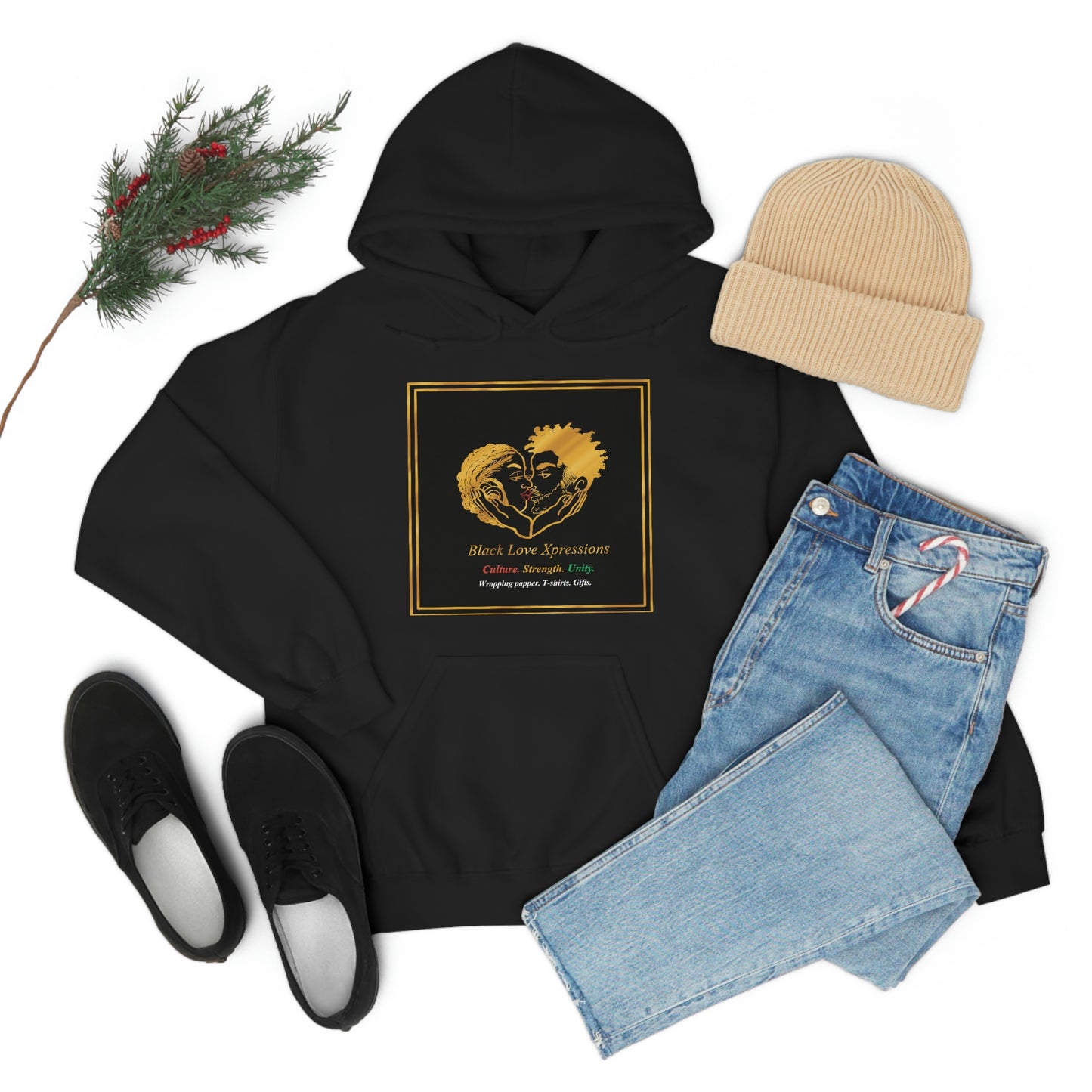 Black Love Xpressions Unisex Heavy Blend™ Hooded Sweatshirt