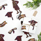 Wrapping Paper - Black Female Graduation Clear